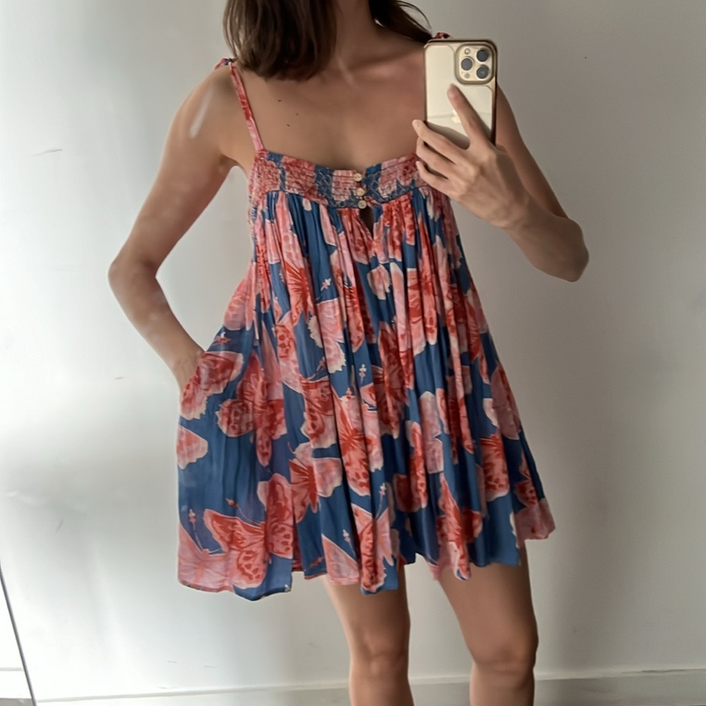 Free People Mini Romper/Dress w/ pockets